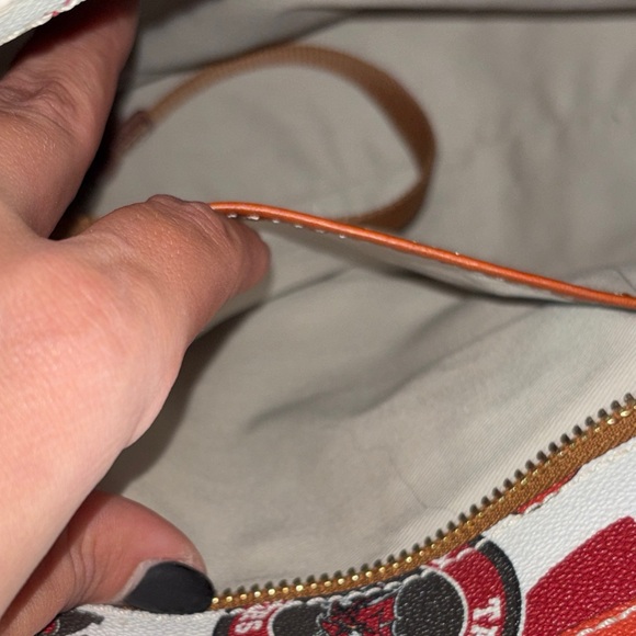 Dooney & Bourke Buccaneers Red and White Tote - Picture 15 of 16